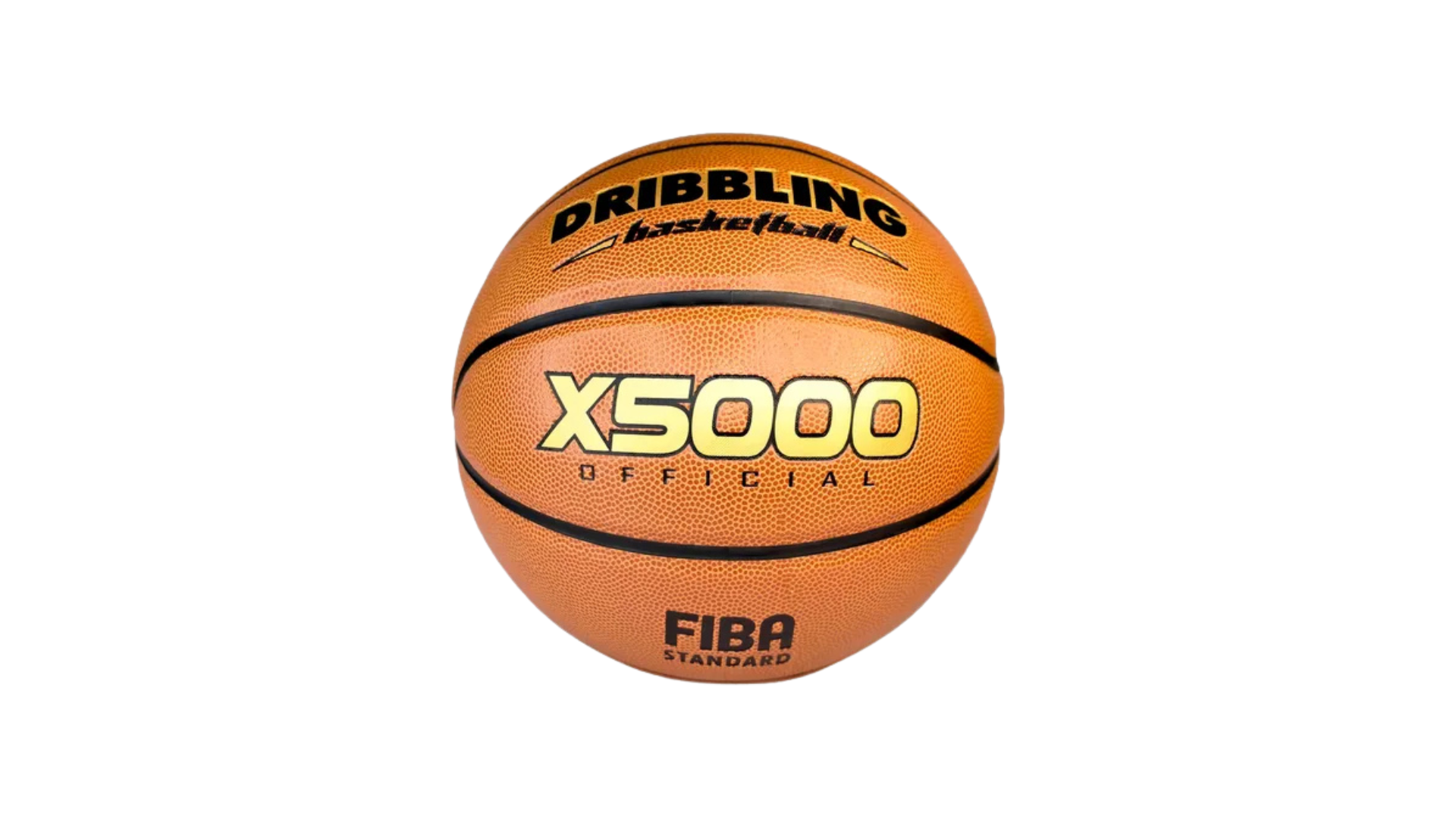 Balón de Basquetbol X5000 N°7 DRB Cuero Pu Color Naranja oscuro