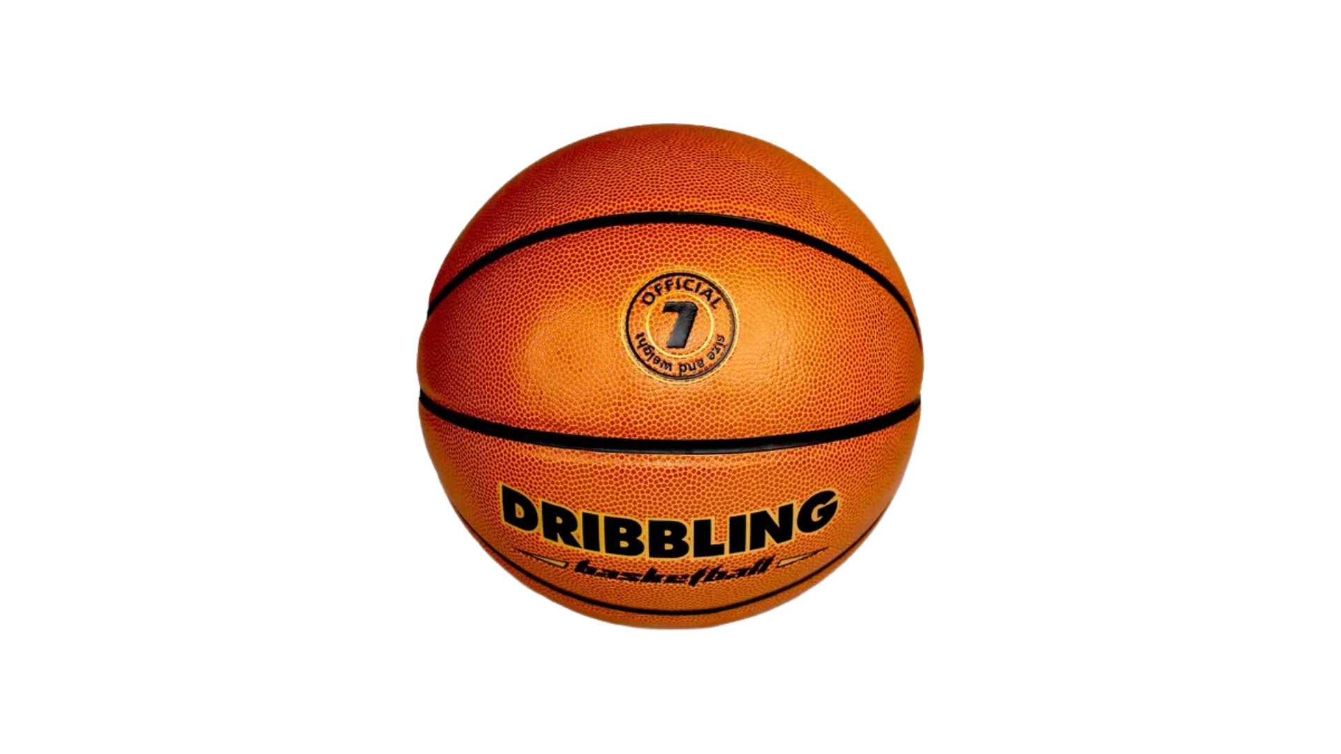 Balón de Basquetbol X5000 N°7 DRB Cuero Pu Color Naranja oscuro - Imagen 2
