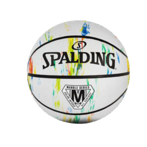 Balón de Basquetbol N°7 Spalding Marble Series Blanco