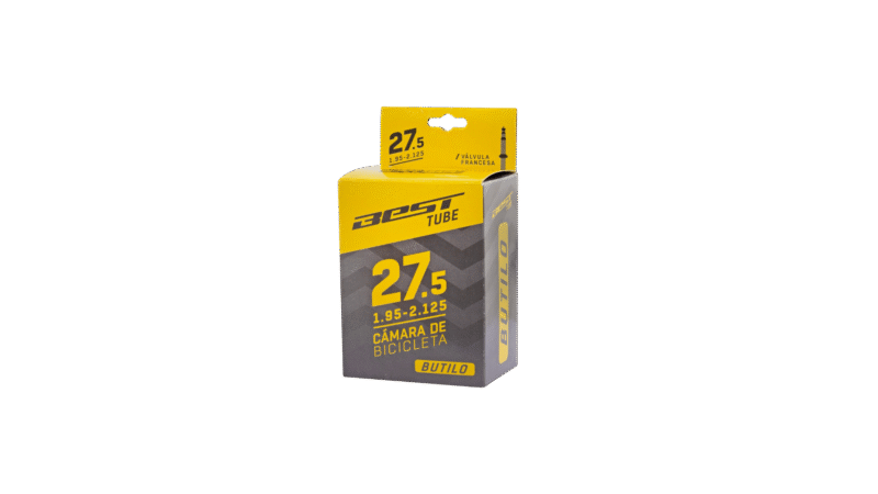 Fincci Cámara De Bicicleta 27.5 X 1.95/2.125 - Pack De 2 Cámaras De Aire Con Válvula Schrader 48mm - Butilo De Alta Calidad Para MTB Y Carretera