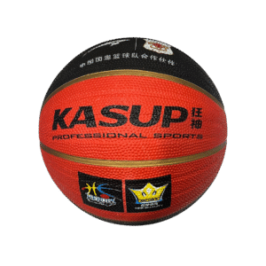 Balón de Basquetbol N°7 Kasup Naranjo/Negro