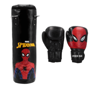 KIT OLYMPHUS GUANTES + SACO BOX SPIDERMAN 75 CM