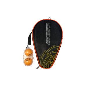 Paleta de Ping Pong Estándar KASUP 2002S con Estuche + 2 Pelotas con Estuche