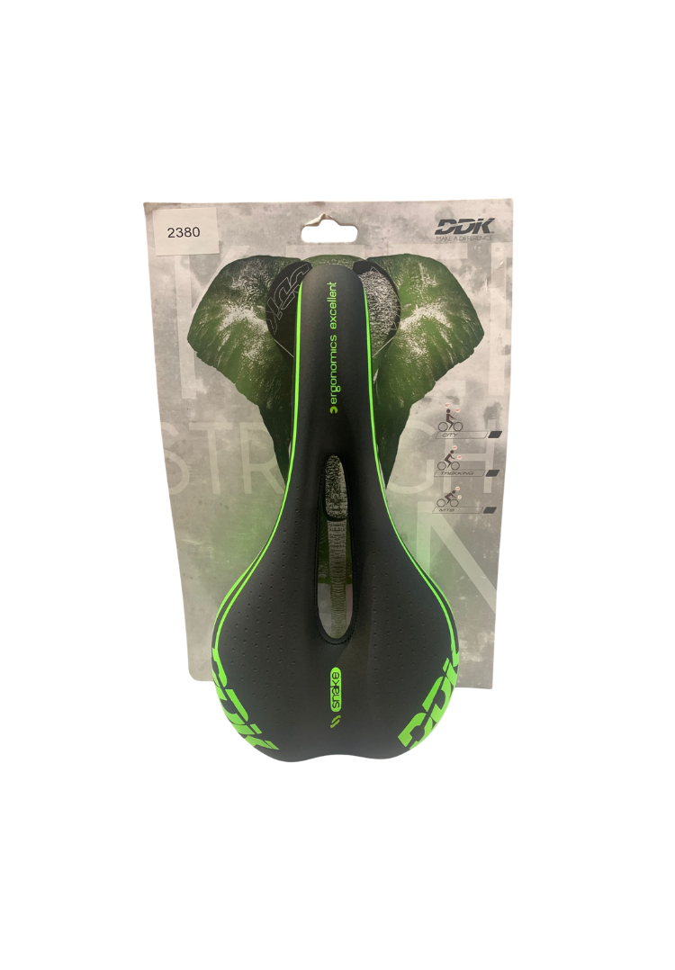 Sillin DDK SNAKE Negro/Verde Fluor