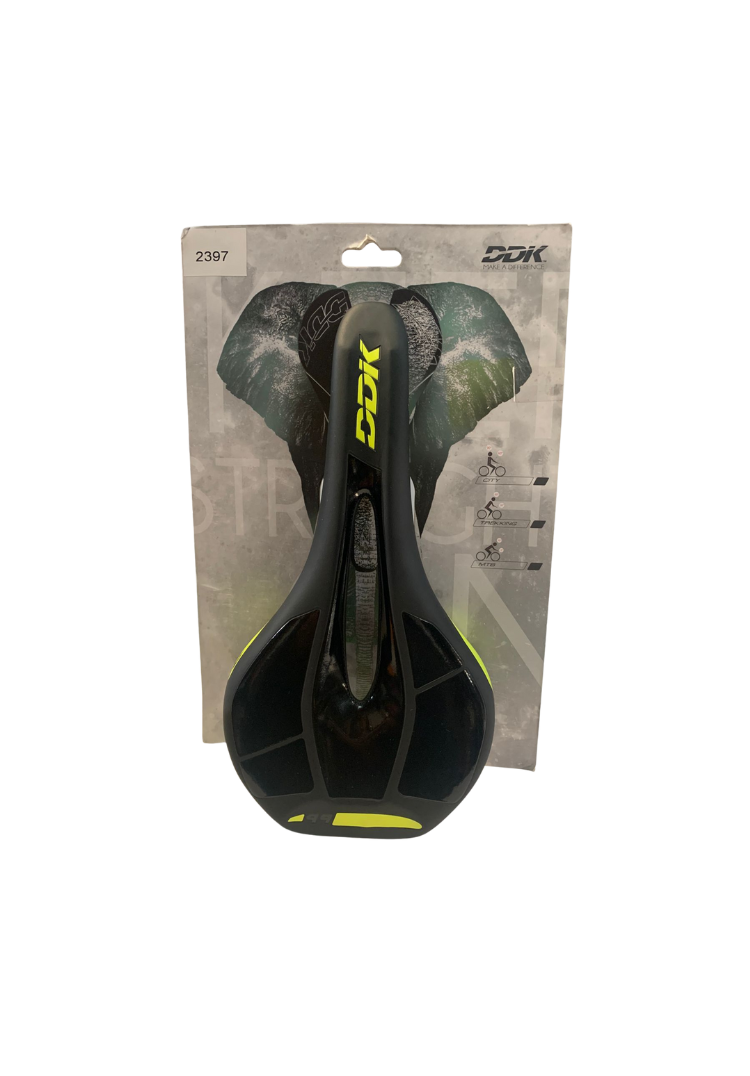 Sillin DDK RC Race Comfort Negro/Amarillo Fluor