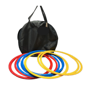 Set de 12 Aros de Agilidad 40 CM 3 Colores Con Bolso