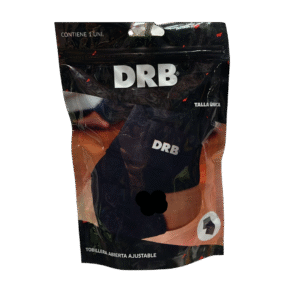 Tobillera Neoprene Drb® Abierta Ajustable Con Velcro Negro Talla Única