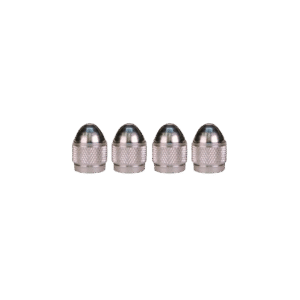 SET DE TAPA VALVULA ALUMINIO 4 PIEZAS SILVER