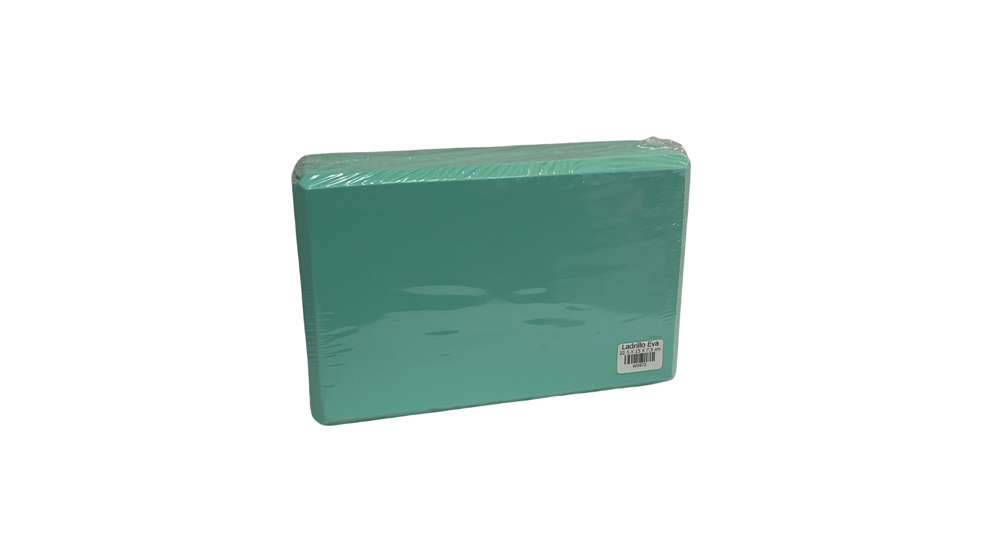 Ladrillo Goma Eva Para Yoga, Pilates Verde Agua