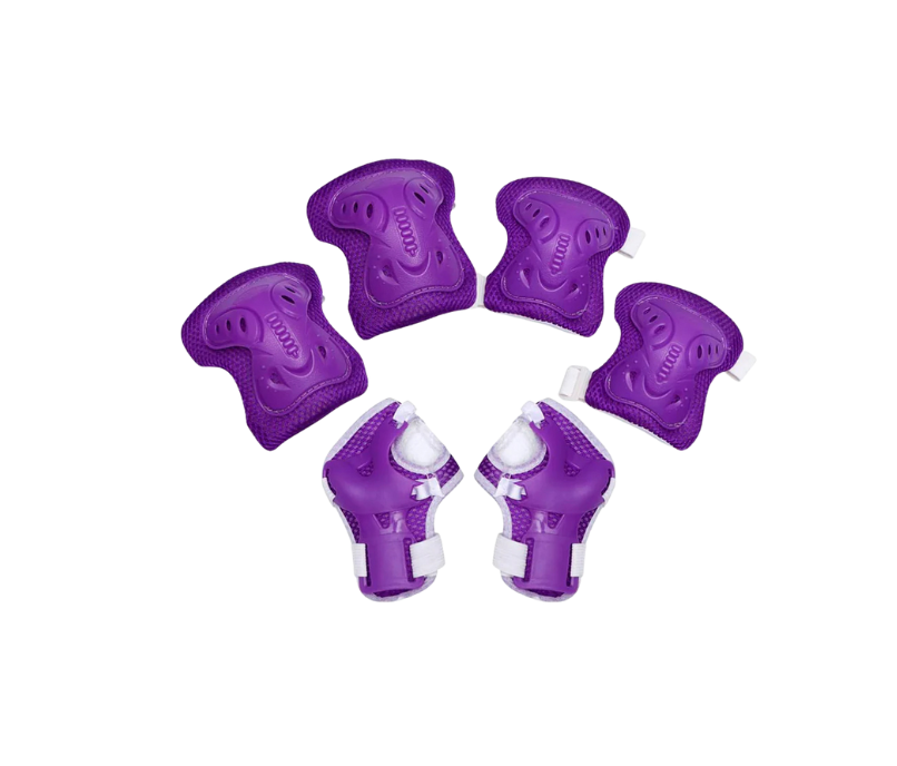 PACK RODILLERAS MORADA