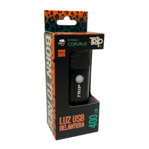 LUZ DELANTERA USB TRIP COMPASS 400 LM