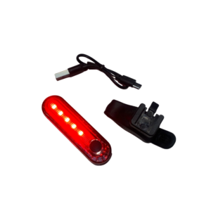 LUZ TRASERA BICICLETA RECARGABLE 50 LUMENS