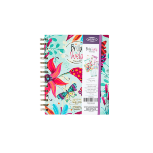 Planner 12 Meses Artel Espiral Con Separados Diseño Deco Daniela