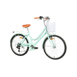 BICICLETA BEST NIMBUS ARO 24 PASEO TURQUESA SOLID / ALUMINIO / 6VEL / SHIMANO / VBRAKE/ DAMA