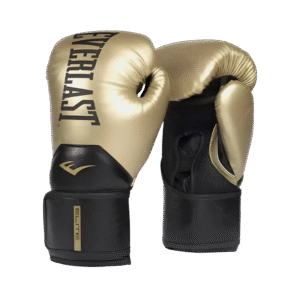 GUANTE DE BOX EVERLAST ELITE 2 DORADO/NEGRO 14OZ