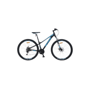 Bicicleta FOSS JOY 29 Talla S 13,5 Aluminio, 21 Vel, Transmision SHIMANO,Black/Sky blue