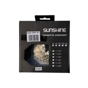 PIÑON CASSETTE SUNSHINE 9V 11-28