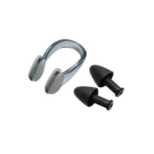 Set de Tapones P/Oidos y Clip Naricera Negro