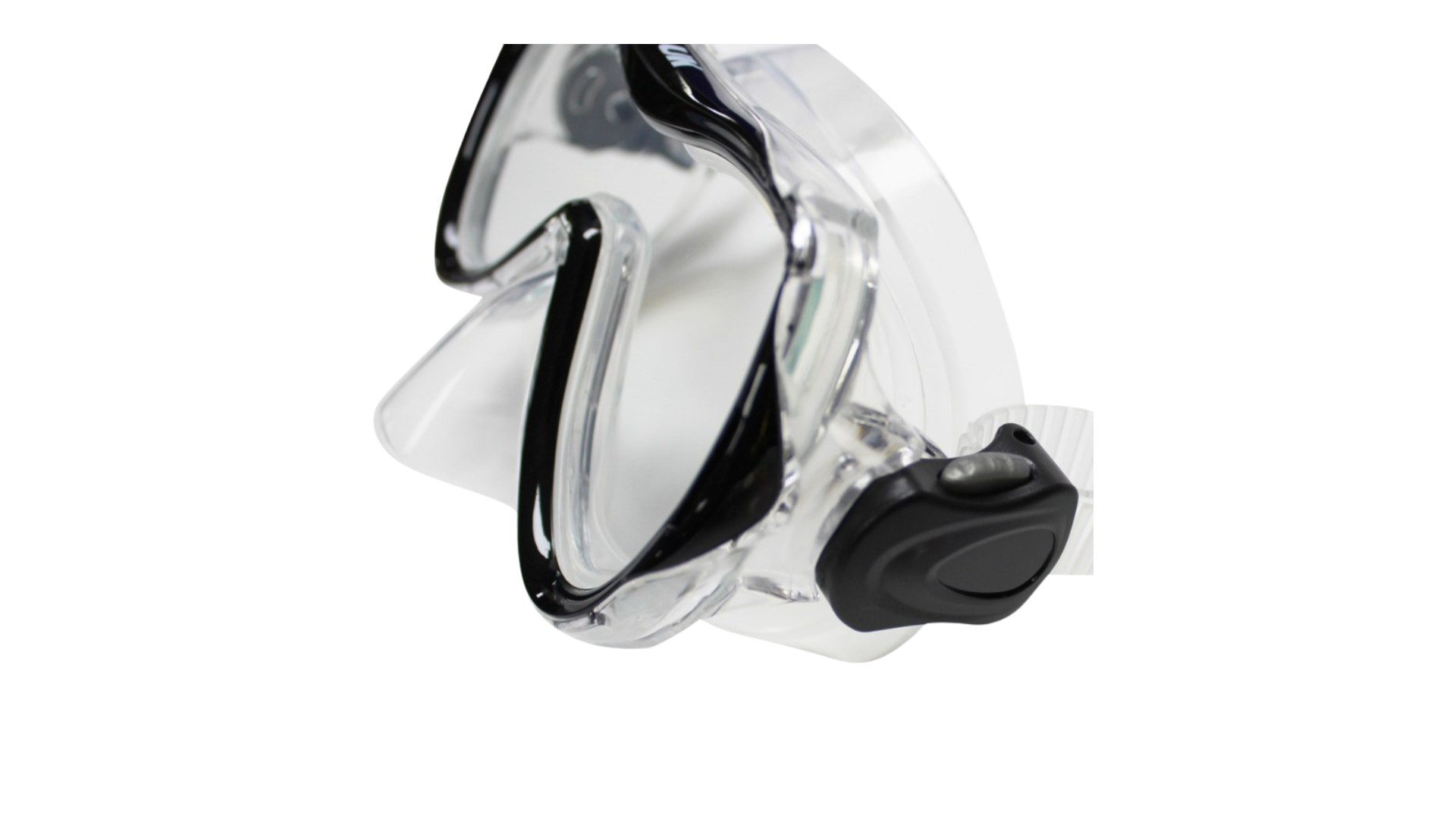 Set Mascara + Snorkel Junior Negro-Naranjo UKtime sport - Imagen 2