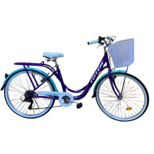 Bicicleta City Dama Aro 26  Calipso / Fucsia