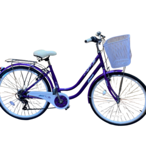 Bicicleta Loops  Dama Aro 26  Blanco / Fucsia