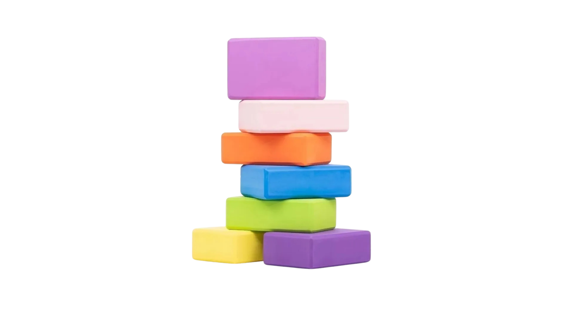 Ladrillo Goma Eva Para Yoga, Pilates Colores