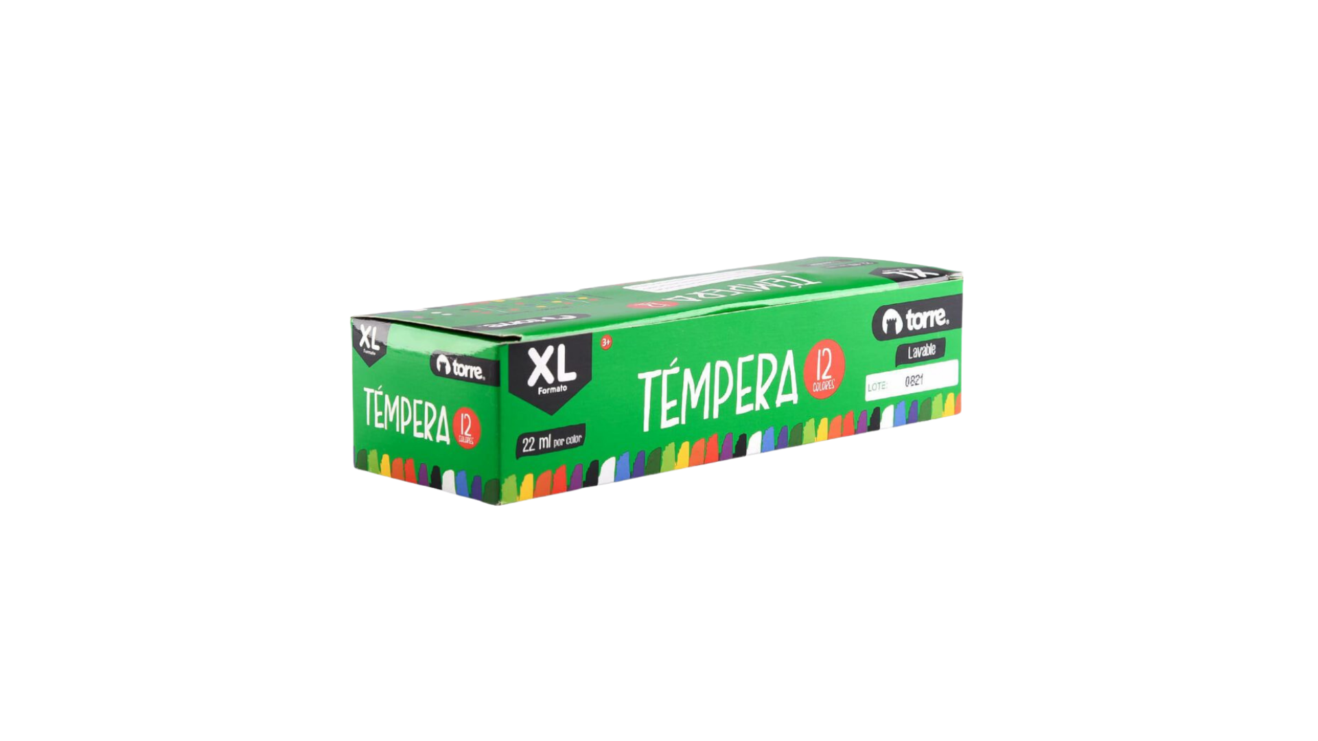 Témperas Xl 12 Colores 22ml c/u Torre