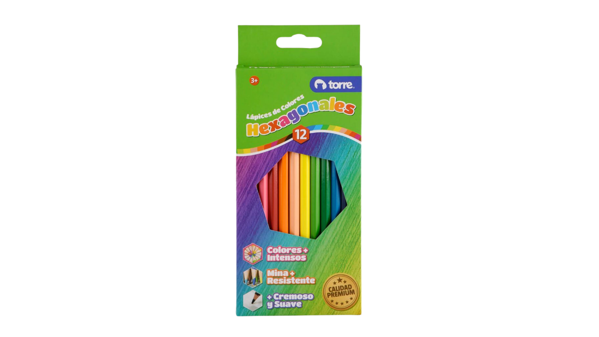 Lápices De Colores Hexagonales Torre