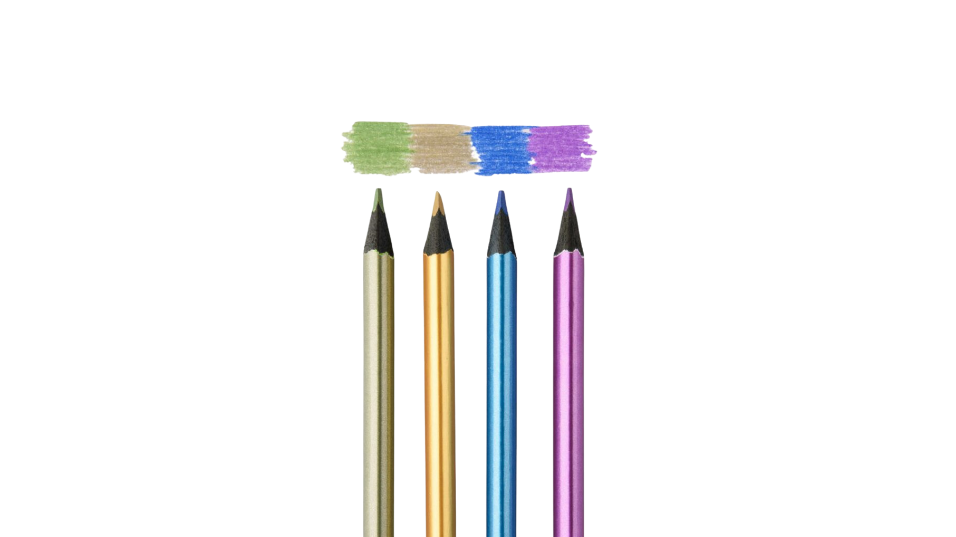 Lápices De Colores Metálicos Torre - Imagen 4