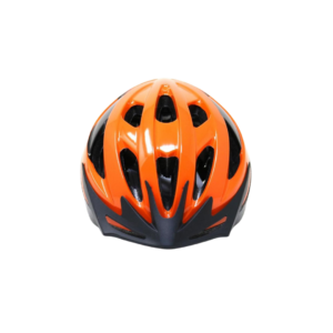 Casco MTB con Luz Trasera Integrada Talla L Naranja/Negro