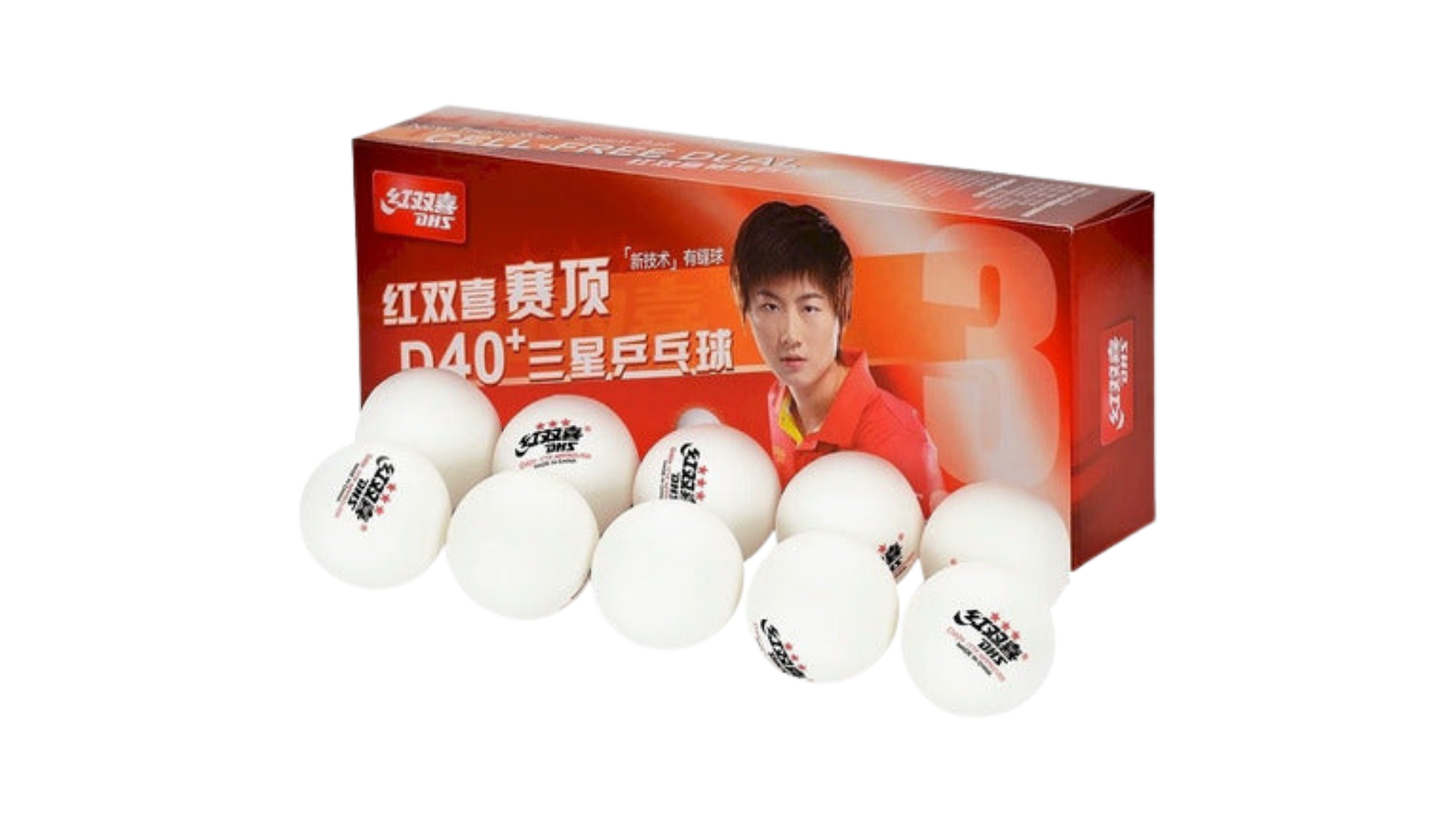 Set Pelotas Ping Pong D40 Profesional 3 Estrellas 10und