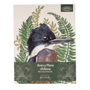 Block para colorear Aves y Flora Chilena Artel