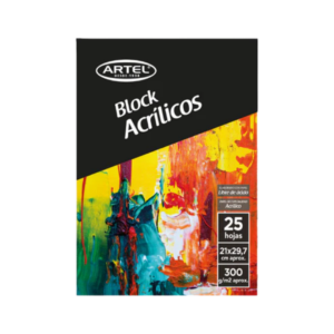 Block Acrílicos 300gr A4 Artel