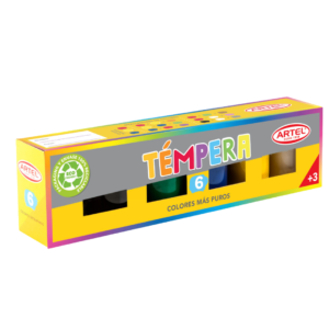 Estuche Témpera 6 Colores Artel