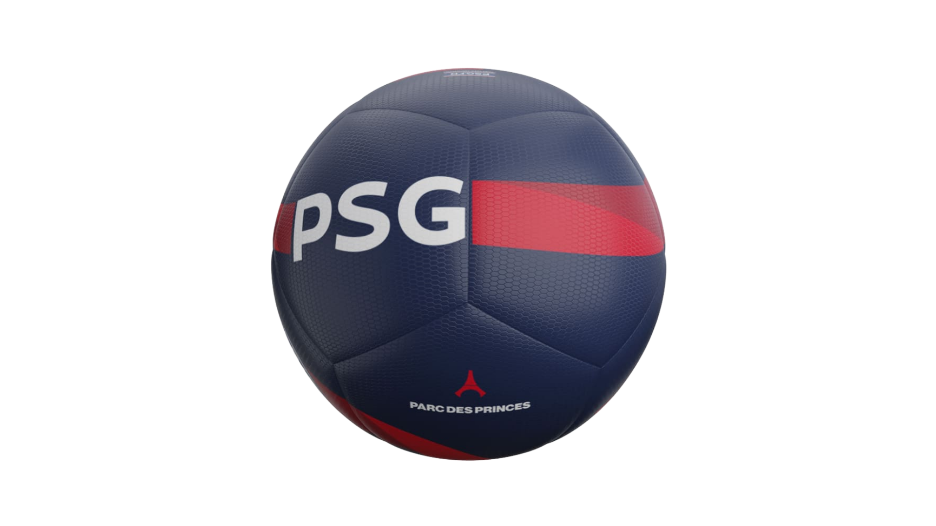 Balón de Fútbol Lic. P.S.G Flag N°5 Negro - Imagen 4