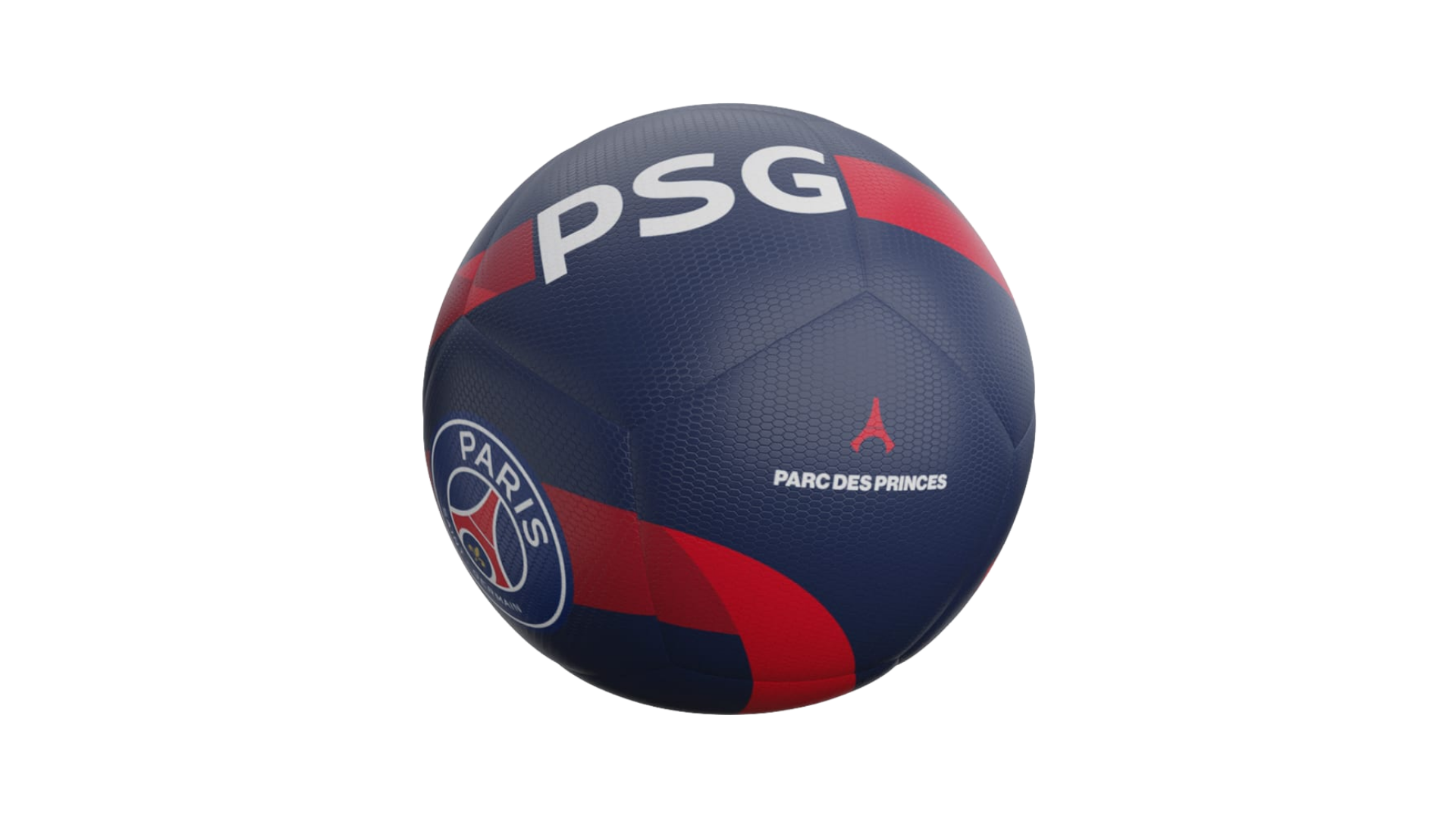 Balón de Fútbol Lic. P.S.G Flag N°5 Negro - Imagen 5