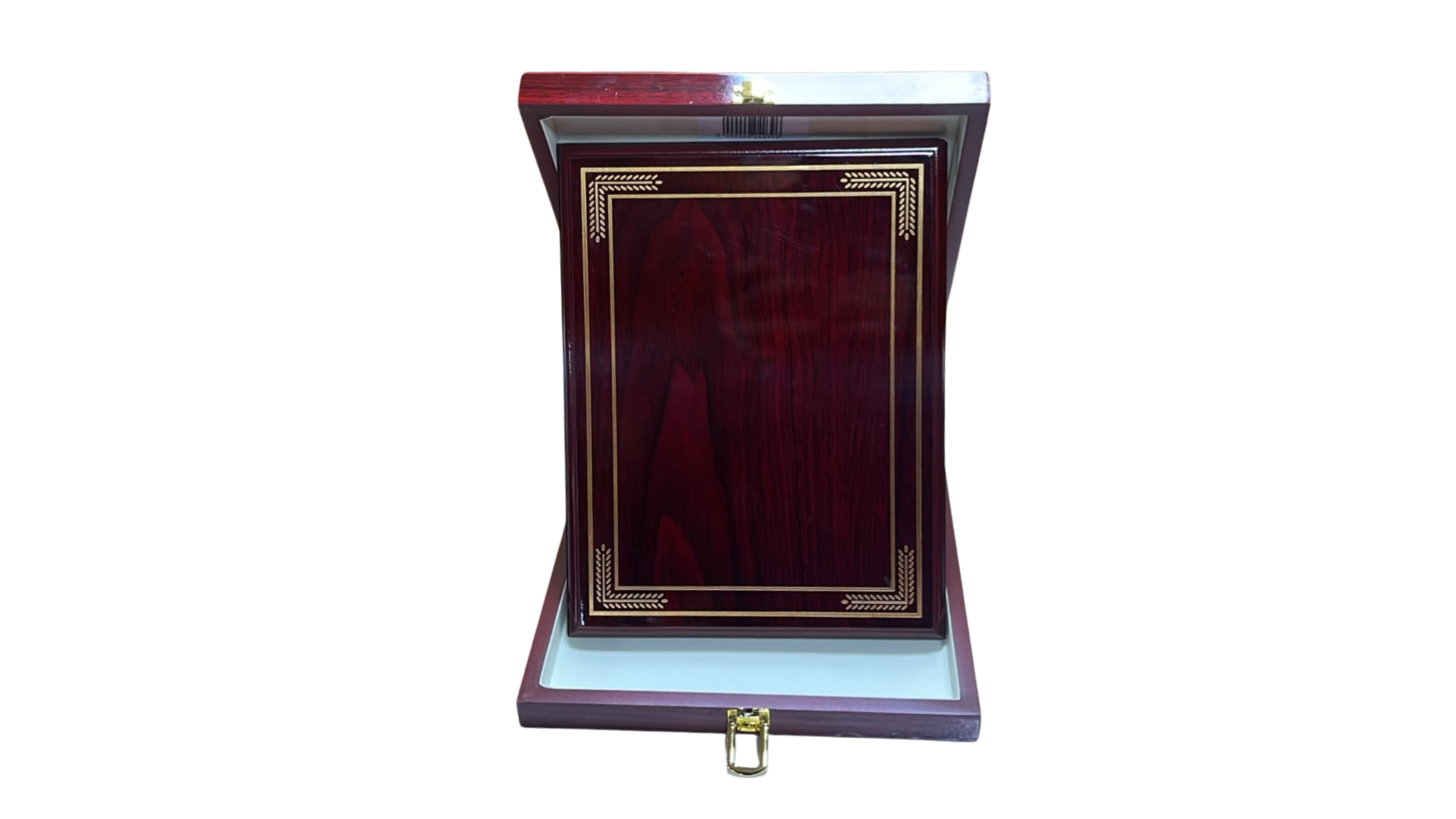 Galvano de Madera Barnizado 20 x 26 CM con Caja de Madera - Imagen 2