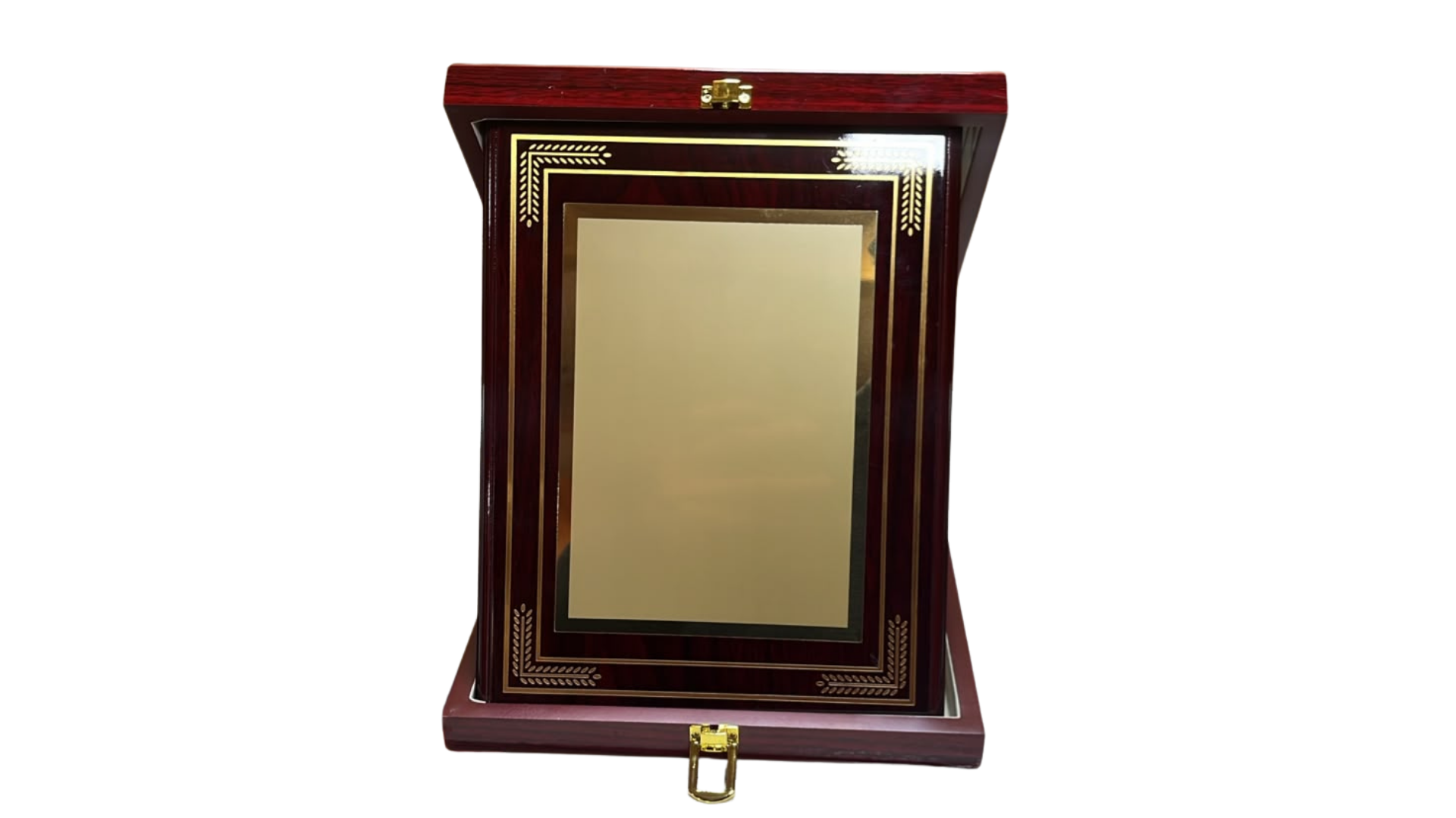 Galvano de Madera Barnizado 20 x 26 CM con Caja de Madera - Imagen 3