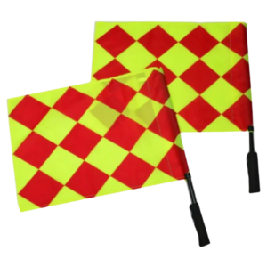 Banderín Arbitro Guarda Líneas en Rombos 2 Unidades