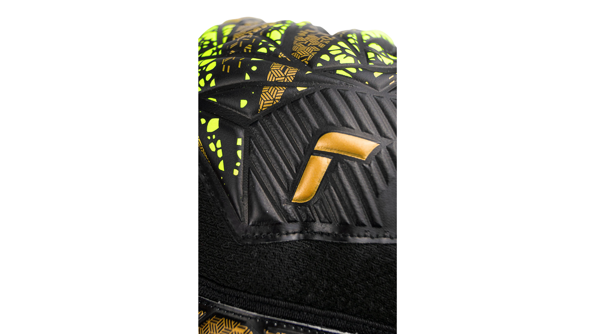 GUANTE ARQUERO REUSCH ATTRAKT INFINITY FERULA ADULTO GK24-25 NEGRO/DORADO/AMARILLO - Imagen 4