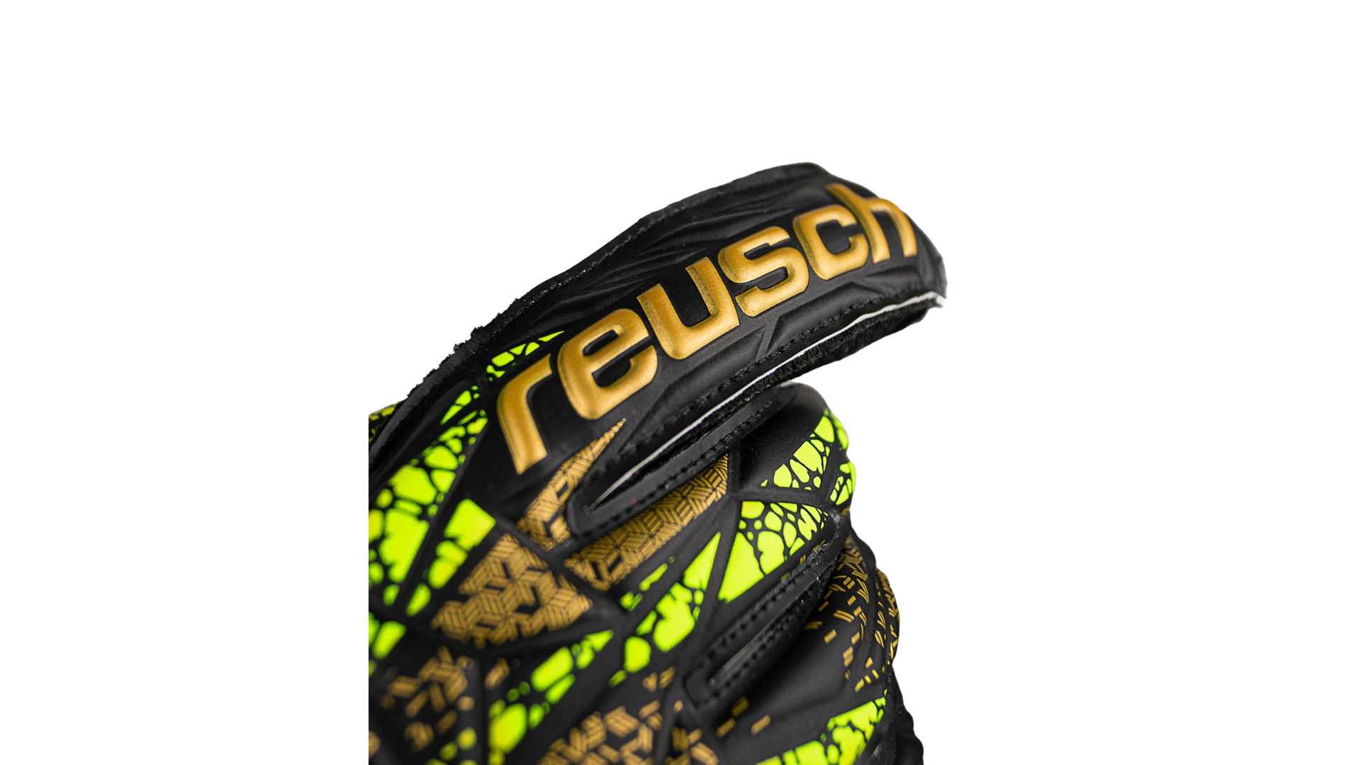 GUANTE ARQUERO REUSCH ATTRAKT INFINITY FERULA ADULTO GK24-25 NEGRO/DORADO/AMARILLO - Imagen 5