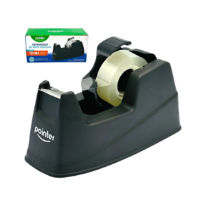 Dispensador De Cinta Adhesiva Pointer Negro Base Antideslizante 1-3 Pulgadas