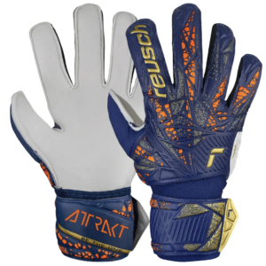 GUANTES REUSCH ATTRAKT SOLID COLOR AZUL/ROJO/DORADO