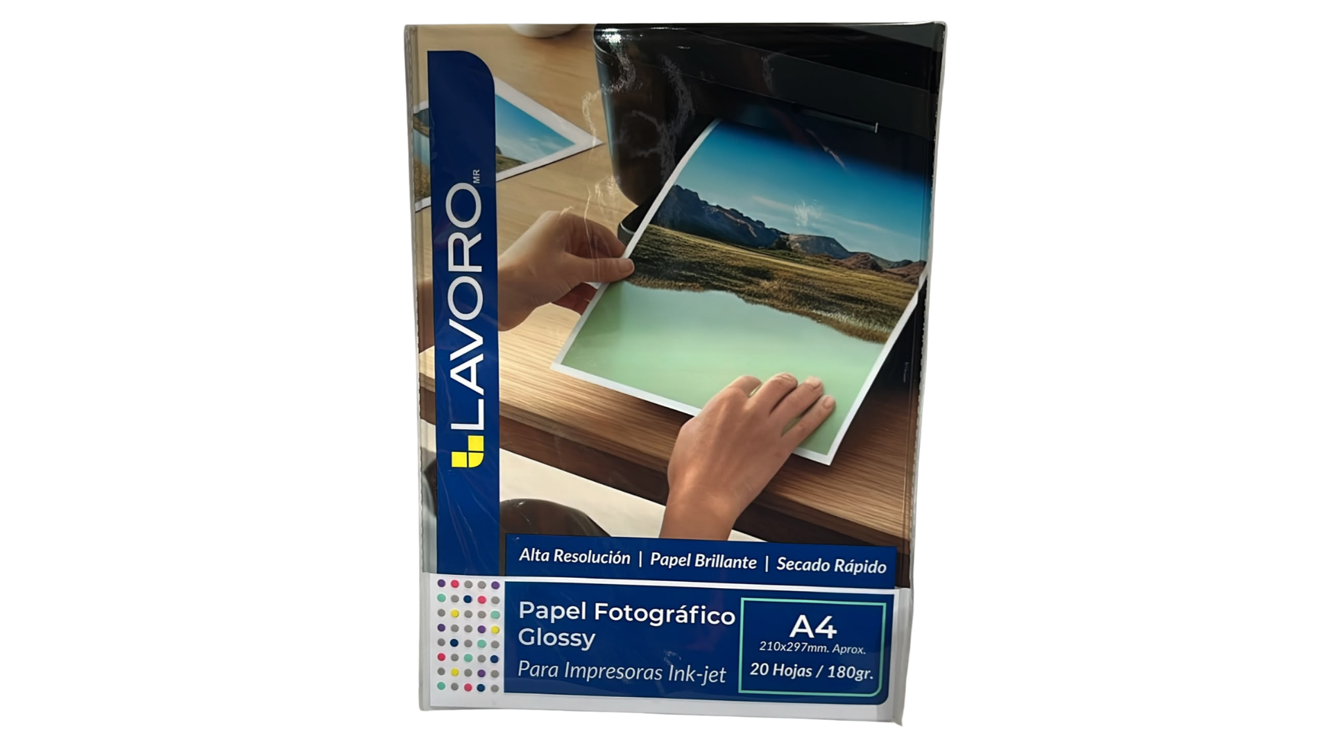 Resmas Papel Fotografico Glossy A4 180 Grs 20 Hjs Lavoro