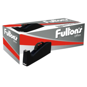 Dispensador Cinta Adhesiva Negro Plástico Empaque Mesón Fultons